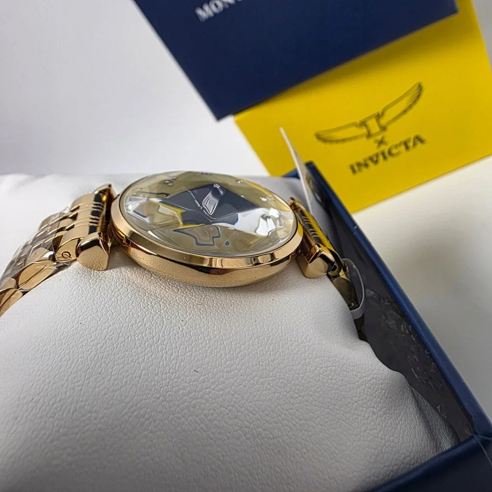 Montres Prestige X Invicta Women's Watch 32mm Gold MPW-0017 New